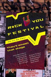Plakat na festiwal muzyczny